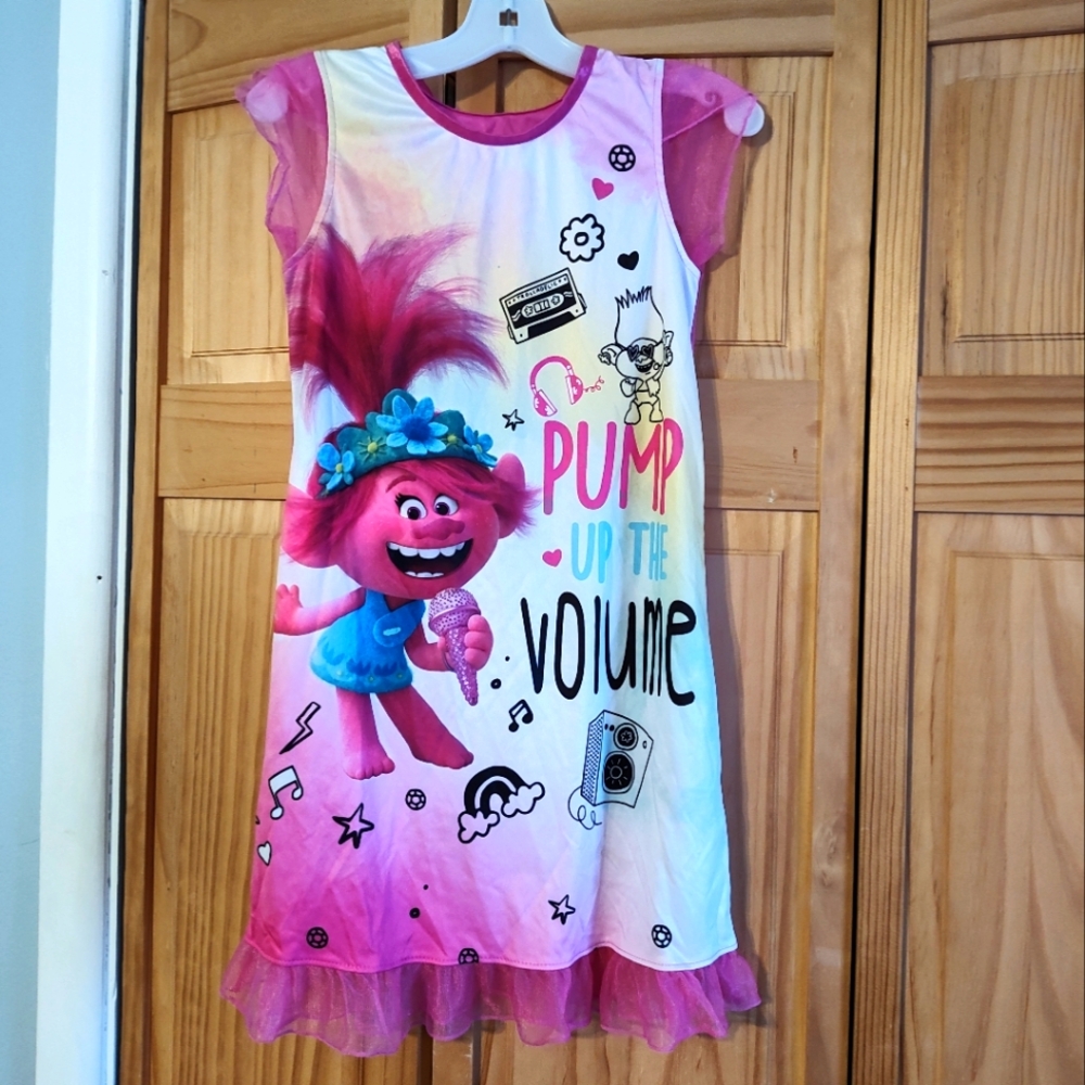 Trolls Poppy girls nightgown, Sz 8